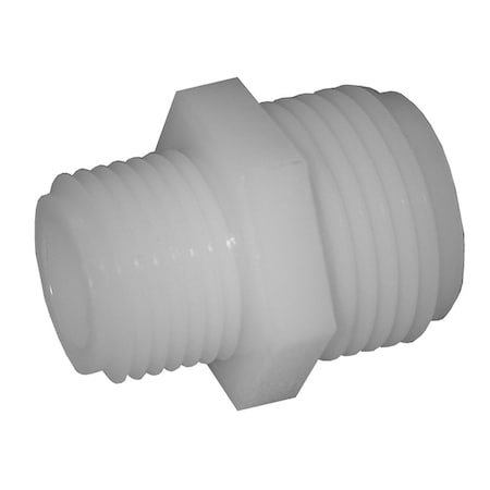 Jones Stephens 3/4in. MHT x 3/4in. MPT Nylon Garden Hose Adapter N09002